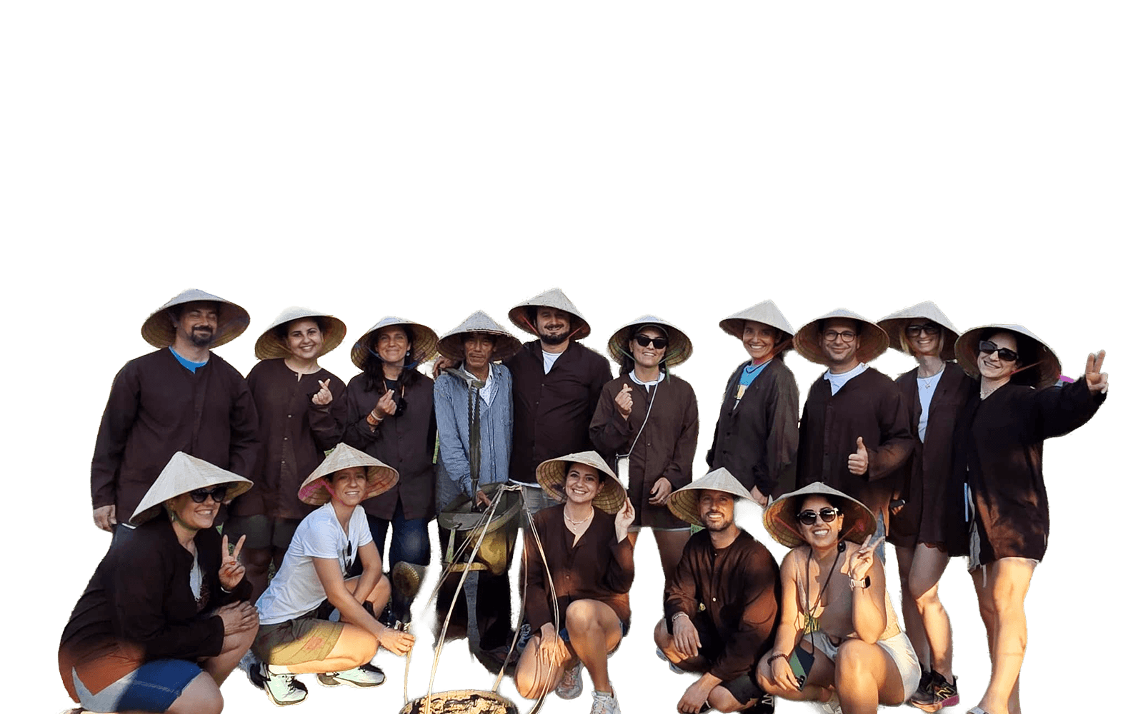 Gruppo di persone durante un viaggio